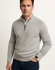 Men's Sweater Wool Relaxed Fit Long Sleeve Round Neck Casual Comfortable for Fall and Winter