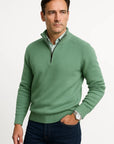 Men's Sweater Wool Relaxed Fit Long Sleeve Round Neck Casual Comfortable for Fall and Winter