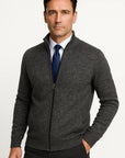 Men's Fleece Vest Black Zippered Stylish Comfortable Layering Piece