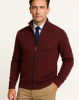 Men's Fleece Vest Black Zippered Stylish Comfortable Layering Piece
