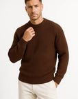 Men's Sweater Grey Wool Quilted Insulation Stylish Design Premium Warmth