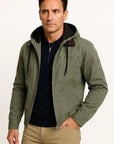Men's Jacket Brown Vintage Structured Design Comfortable Fit Autumn Wear