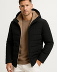 Men's Fleece Jacket Black 5XL Winter Windproof Thick Casual Outdoor Coat