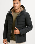 Men's Fleece Jacket Black 5XL Winter Windproof Thick Casual Outdoor Coat